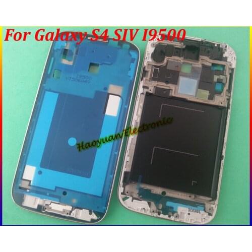 HAOYUAN.P.W Brand Original Front Faceplate Bezel Housing Cover Case Replacement For Samsung Galaxy S4 SIV I9500