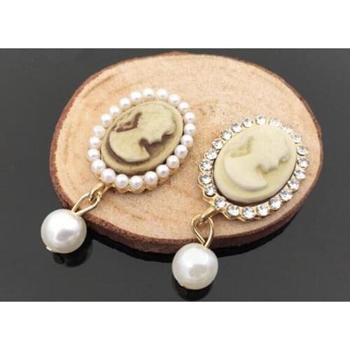 New pearl rhinestone button Wedding invitations Wine glass decorate Hair flower center scrapbooking DIY Accessories