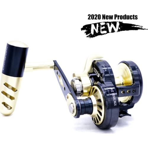 New Products saltwater fishing reel left/right handed slow Jigging wheel Trolling fishing Reel max drag to 32kg Full Metal Wheel