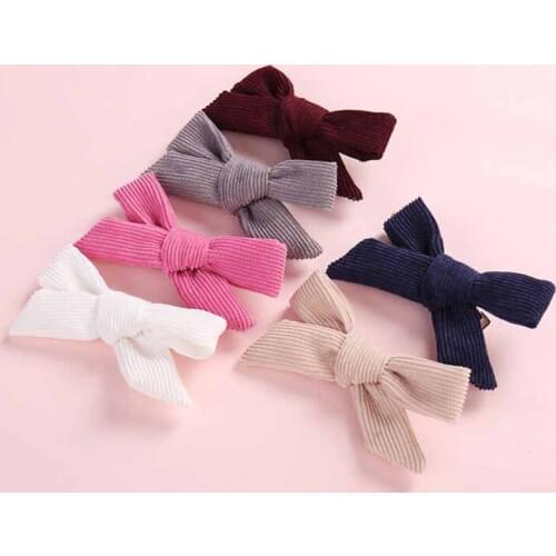 Dog headwear Yorkshire bow hair accessories pet than bear Teddy hairpin hairpin cat head flower jewelry Corduroy bow clip X3
