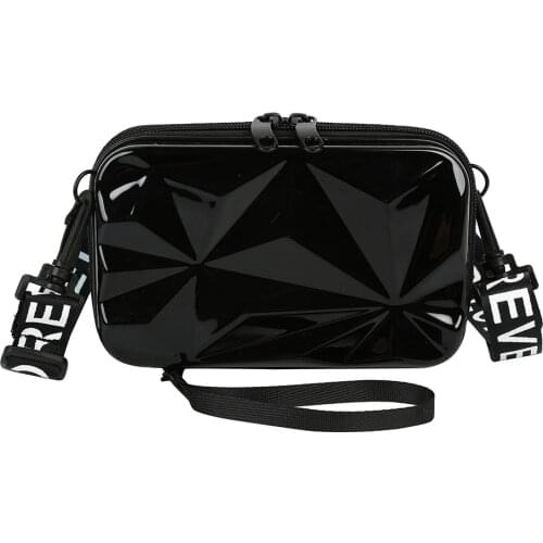 Small Suitcase Shaped Women Crossbody Sling Bag Luggage Purse Shoulder Handbags Popular Simple Female Daily Bag