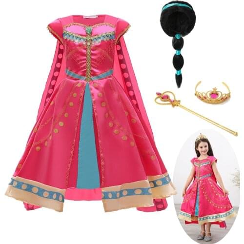 Girls Party Dresses Up Princess Clothes Carnival Dress Girls Halloween Cosplay Party Fantasy Girls Dress With long Cloak