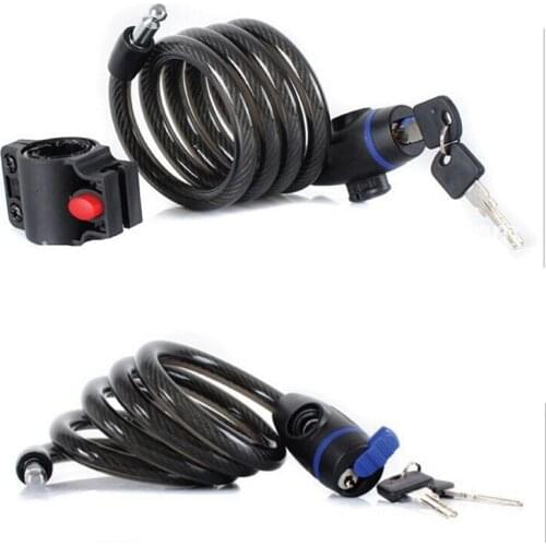 Bike Lock Anti Theft Bicycle Accessories Steel Wire Security Bicycle Cable Lock Road Motorcycle Bike Equipment