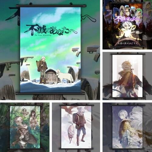WTQ To Your Eternity^Fushi Anime Manga Retro Poster Canvas Painting Anime Posters Wall Decor Posters Wall Art Picture Home Decor