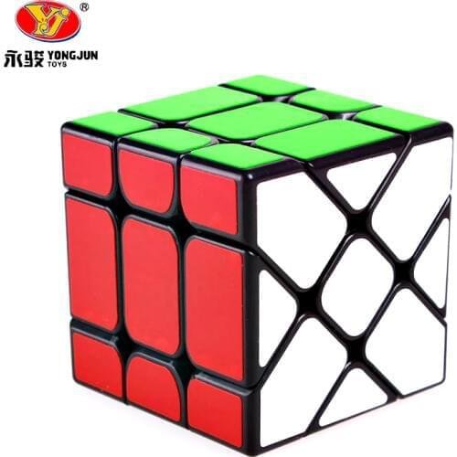 Yongjun YJ Fisher 3x3x3 Magic Speed Cube Professional Puzzle 3x3 Cube With Frosted Sticker Learning Educational Toys