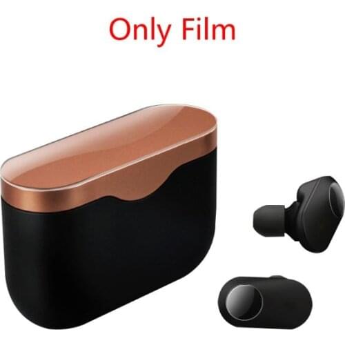 1Set High Transparent Protective Film Sleeve Anti-scratch Skin Protector for Sony WF-1000XM3 Earphones