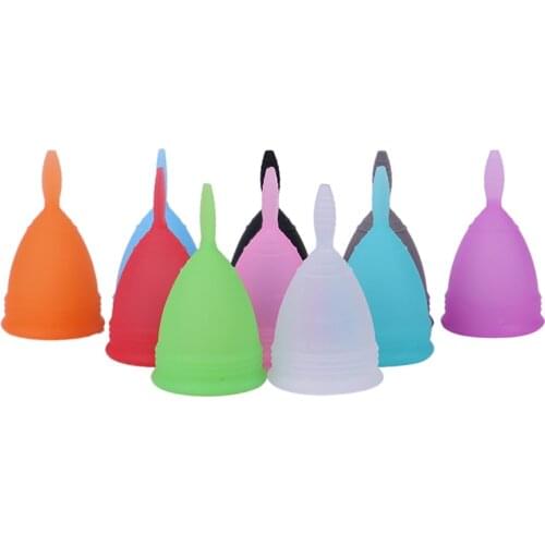 1Pcs Reusable Silicone Menstrual Cup Feminine Hygiene Women Health Period Cup Menstrual Lady Cup