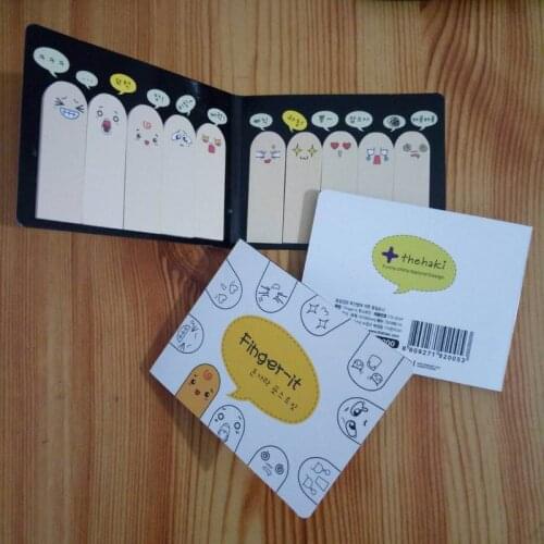 Cute 200 Pages/pack Sticker Bookmark Point It Marker Memo pads Flags Finger Sticky Notes sticker paper for