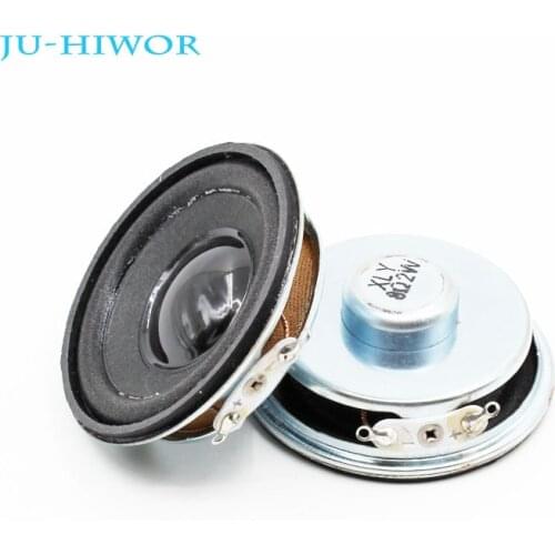 2pcs 8R 2W Loudspeaker 50MM Diameter Internal Magnetic 20MM SpeakerThickness 18MM Black Hat