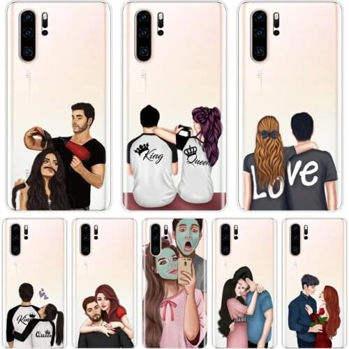 Phone Case For Huawei P30 Lite Pro P20 Lite 2019 Soft Silicone Couple Printing Back Cover For Huawei P Smart Z P Smart Plus 2019