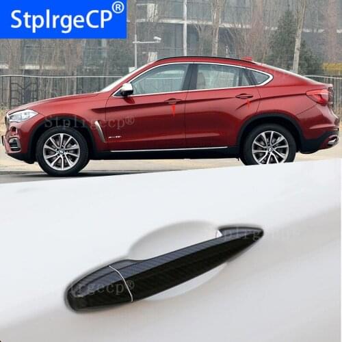 For BMW x6 F16 xDrive28i xDrive35i M sport 2015-2019 Accessories 100% real carbon fiber Auto outer door handle cover