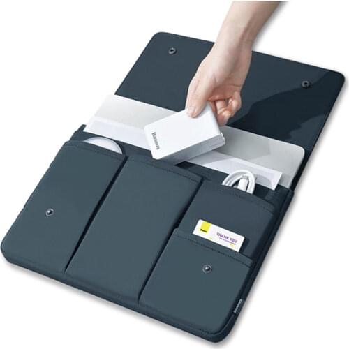 13/16 Inch Office Briefcases Men Women Bussiness Nylon File Case Waterproof Laptop Notebook Sleeve Bag Travel Accessories