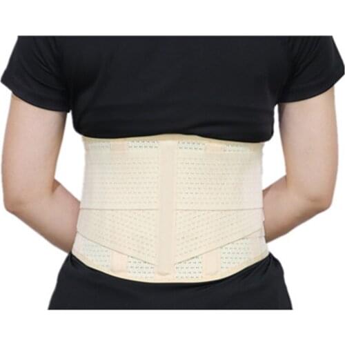 Breathable Back Pain Relief Lumbar Protector Waist Back Braces Supports Belt