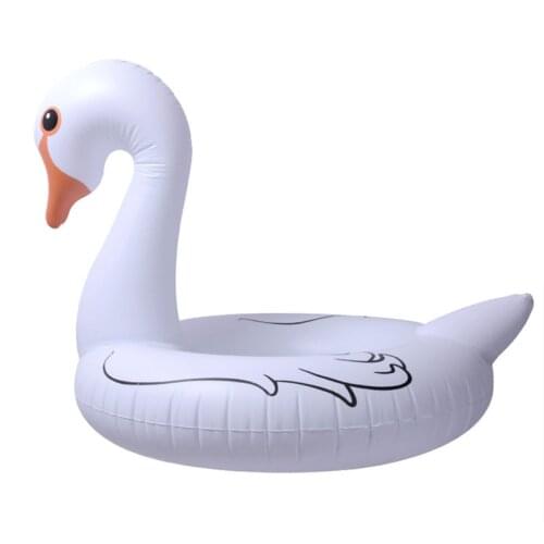 Hot Sale 120cm Inflatable Floating Swimming Ring Adult Swimming Pool Party Toy Swan Inflatable Cushion
