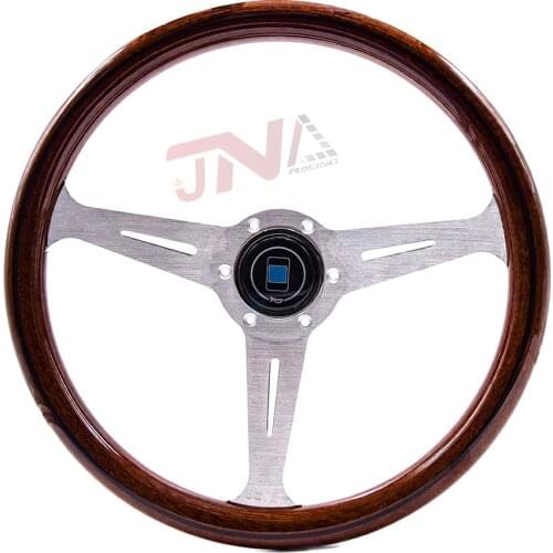 JDM Copy Wood Steering Wheel with Horn High Quality Steering Wheel