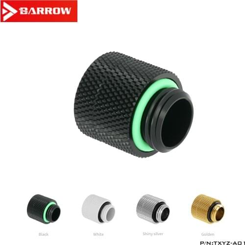 Barrow TXYZ-A01, 13mm Male To Female ExtenderRotary Fittings , G1/4 Male To Female Water Cooling Fittings