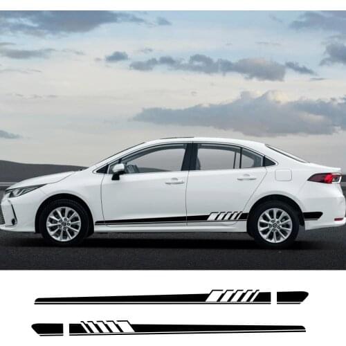 For Toyota Corolla RAV4 Yaris CHR Prado Avensis Crown Auris Camry Land Cruiser Avalon Highlander Stickers Accessories 2Pcs