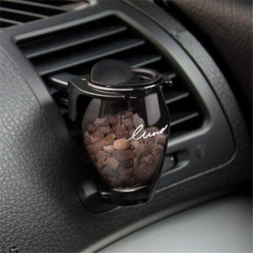 New Car Perfume Zeolite Refillable Car Air Freshener Solid Stone Fragrance Car Vent Clip Air Freshener Car Accessori interni