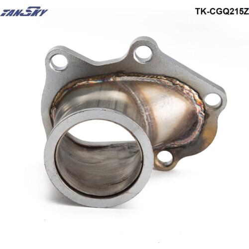 5 bolt to 2.5" 63mm TD04 Turbo Conversion Adaptor To exhaust Down Pipe For Subaru TK-CGQ215Z