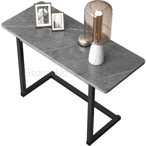 Sofa side light luxury side cabinet household corner marble small tea table small table square table