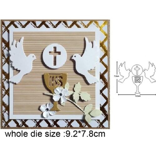 Craft dies Pigeon IHS Lamp Metal Cutting Dies for DIY Scrapbooking dies cuts Embossing Album Cards Making Stencils dies Template