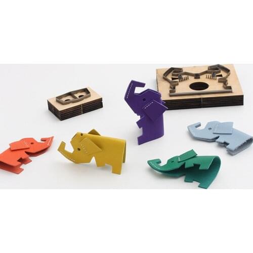 Elephant Steel Rule Die Leather Punch Leather Cutting Mold Craft Tool