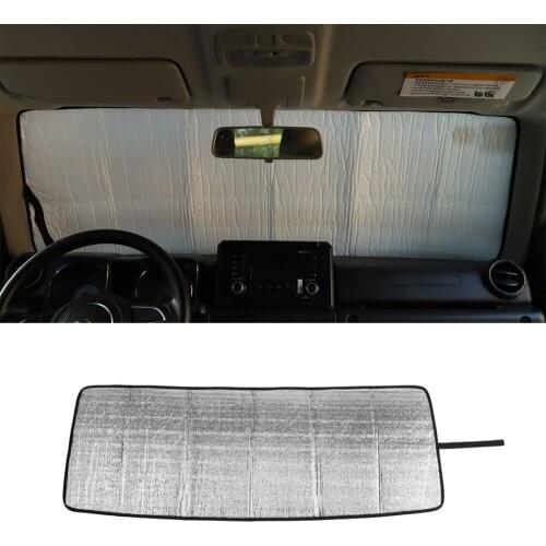 Car Front Windshield Sunshade Cover For Suzuki Jimny 2019+ Interior Auto Car Accessory Styling Trim