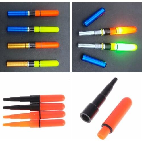 2/15/20pcs LED Electric Fishing Lightstick Light Fishing Tackle Luminous Float Night Fishing Bobber Work With Light Stick New