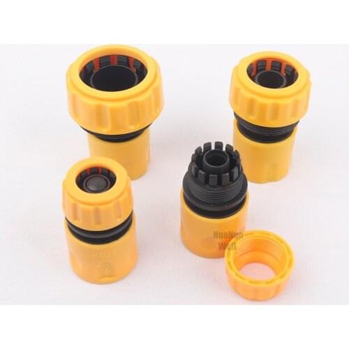 15pcs G 1/2" 3/4" 1" ABS Water Tap Car Wash Water Gun Quick Connector Garden Plant Irrigation Hose Pipe Nipple Universal Joint