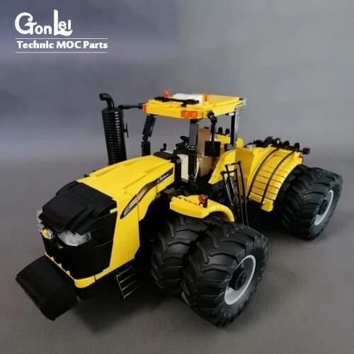High-Tech Vehicle Model Challenger MT965E 8 Remote Control Tractor Engineering MOC-30383 Building Blocks Bricks DIYToys Gifts