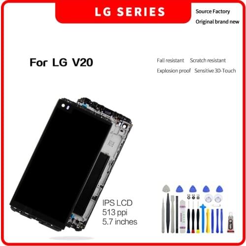 For LG V20 F800 H990 H910 H918 H915 US996 LS997 LCD display High quality HD brand new screen assembly with Disassembly tools