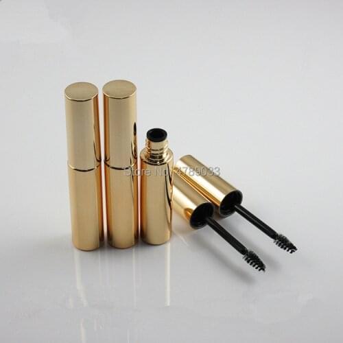 30pcs 8ml Gold Empty Eyelashes Tube Mascara In Refillable Top Quality Eyeliner Tube Empty Cosmetic Container Bottles Wholesale