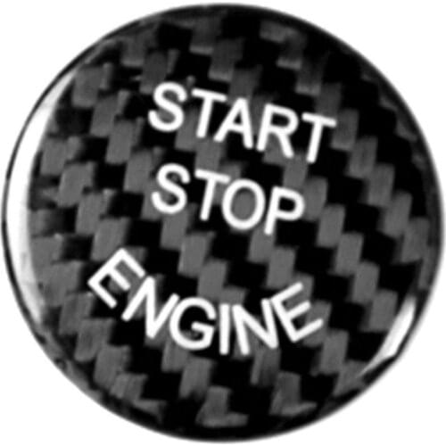 2Pcs Start Button Ignition Switch Stickers Decor fit for BMW E Chassis E90 E60