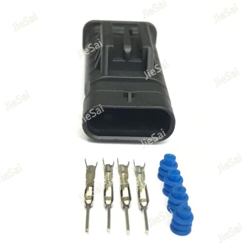 4 Pin A 053 545 15 28 872 -617-541 872-617-541 Male Waterproof Auto Connector Oxygen Sensor For Benz Hirschmann