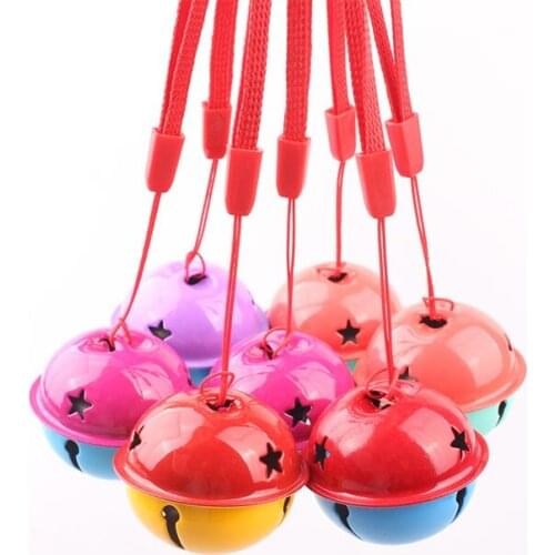 5pcs Centimeter Double Color Large Bell Lanyard Accessories Small Gifts Bell Pendant K0125