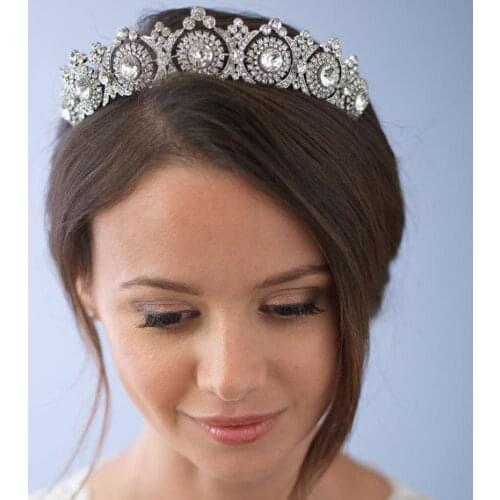 Crystal Tiaras and Crowns 2018 Wedding Hair Accessories Bridal Princess Crown Wedding Tiara for Brides Hair Ornaments