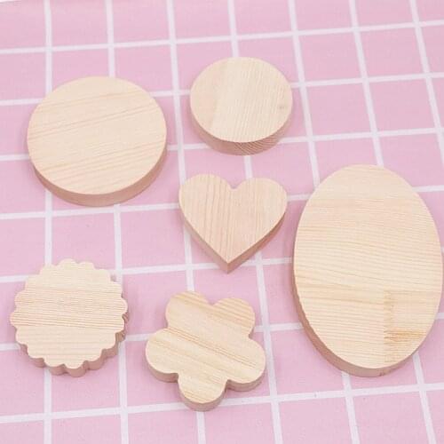 DIY Hand Crafts Wood Chip Base Clay Sculpture Modeling Bottom Board Wood Materials