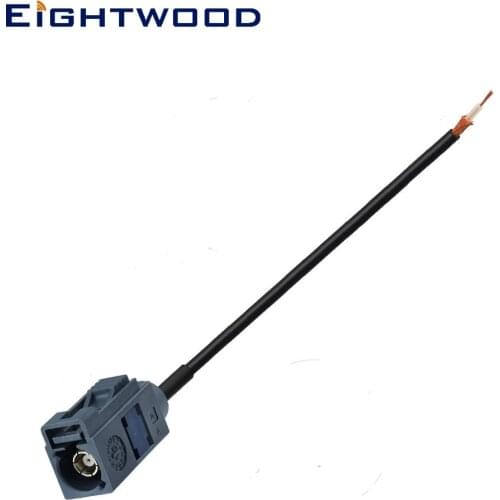 Eightwood Car Antenna Fakra Cable Radio Antenna Extension Cable Fakra G Female Pigtail RG174 9M Customizable