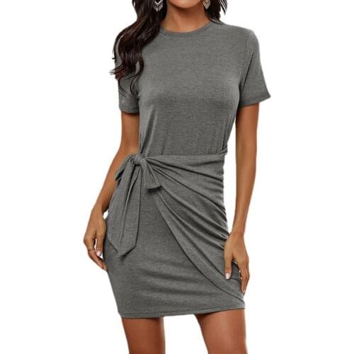 Elegant Dresses for Women New Design Night Dress Round Neck Hot-Sale Corset Dress Summer Dresses Women Bandage Dress 2021