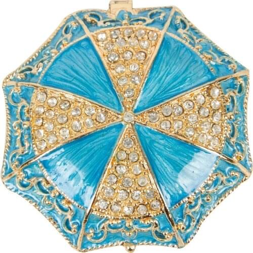 FLETCHER Brand Exquisite Blue Polygon Style for Jewelry Box