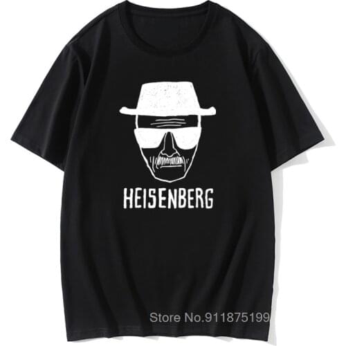 Cool Men t-shirt Breaking Bad Tees Top Quality 100% cotton loose Heisenberg printed T shirt casual mens tshirt