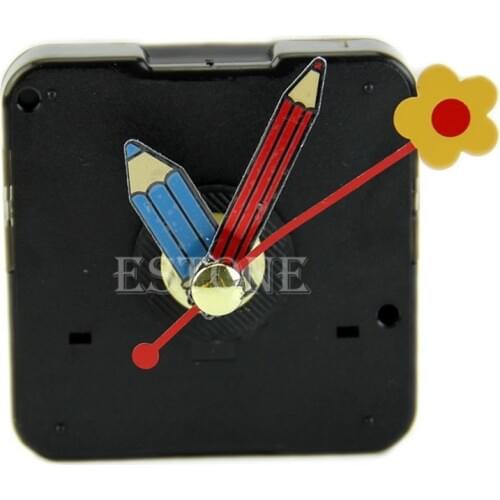 Quartz Silent Clock Movement Mechanism Flower Hand DIY Repair Part Kit