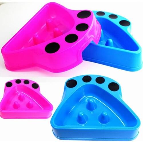 Paw Shape Pet Dog Feeding Food Bowls Puppy Slow Down Eating Feeder Dish Bowel Prevent Obesity Dogs Supplies Dropshipping