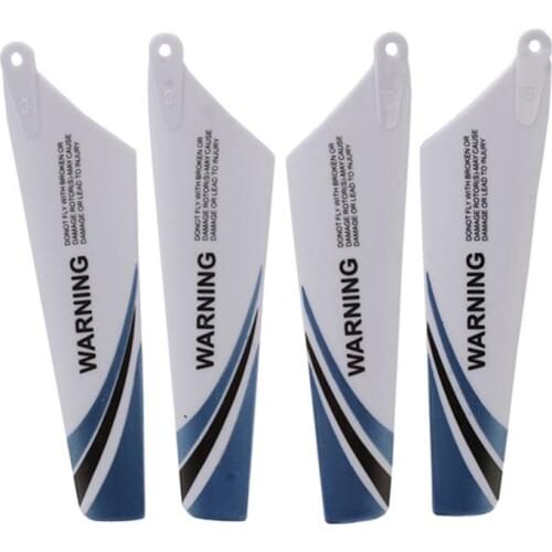 Syma 4pcs spare blades for helicopter rotor rc S107, Blue