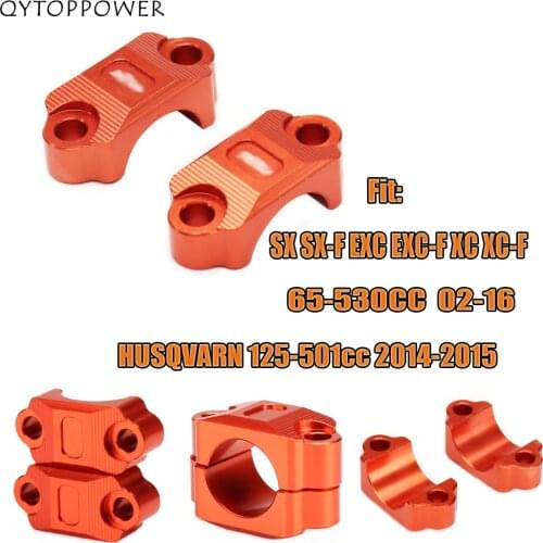 Orange 1pair CNC Billet Brake Clutch Control Clamp For SX SXF XC XCW XCF EXC EXCF EXCR 65 85 125 200 250 300 350 450 500 525 530