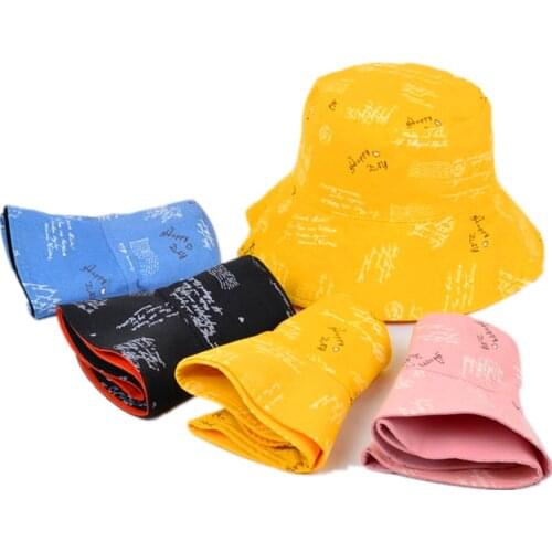 LDSLYJR Cotton Graffiti love Bucket Hat Fisherman Hat outdoor travel hat Sun Cap Hats for Men and Women 234
