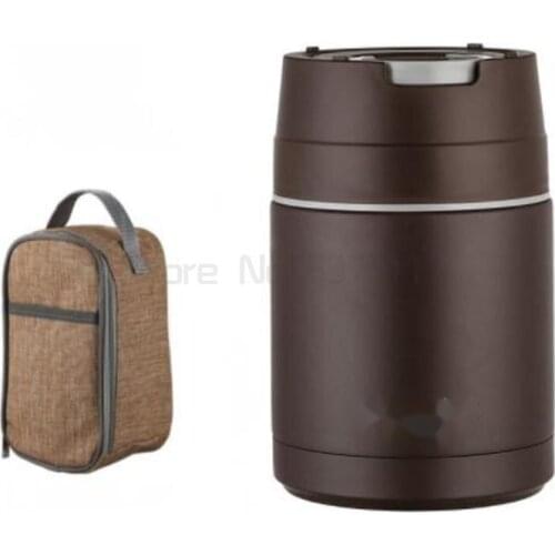 Stainless steel stewing beaker portable super long thermal insulation student bucket lunch box office worker stuffy pot