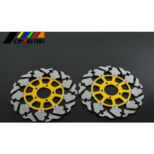 2PCS Motorcycle Floating Brake Discs Rotor For SUZUKI GSX600 GSX600R GSX750R GSX1000R TL1000R TL1000S GSX1300R GSX1300