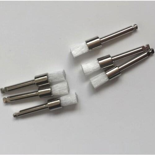 PB330 Latch Type White Nylon Flat Prophy Brushes 142pcs