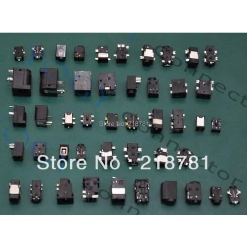 1 lot /23 Models /46pcs Widely Using Power DC Jack Connector, Socket for Laptop Tablet, Mini Pad